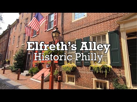 Video: Gids na Elfreth's Alley in Philadelphia