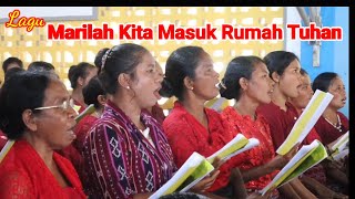 Marilah Kita Masuk Rumah Tuhan || Misa Perdana P. Jerry Huller. O.Carm