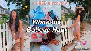 WHITE FOX TRY ON HAUL + HUGE GIVEAWAY!