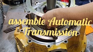 How to assemble Automatic transmission, 966 962 caterpillar wheel loader