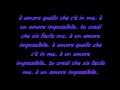 Olly Vincent - Amore impossibile (con testo)