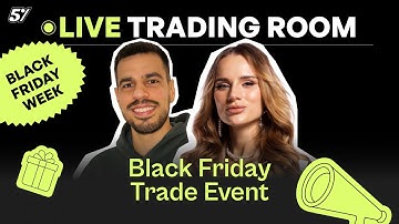 Live Trading & Prizes | Gold, NASDAQ & EUR/USD (Black Week)