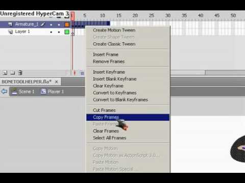Bone tool und Actionscript 3.0