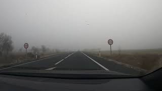 || Foggy Drivelapse || -Spain- Crevillent (Alicante) - Abengibre (Albacete) - 230 km