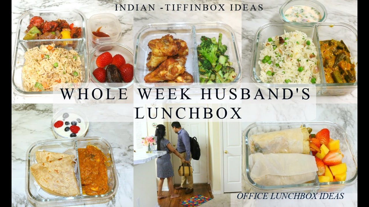 HUSBAND’S LUNCHBOX MON-FRI/TASTY INDIAN LUNCHBOX FOR WHOLE WEEK/EASY TIFFIN DABBA