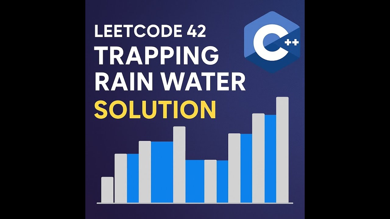 Leetcode 42 | Trapping Rain Water in C++ | Two Pointers | LC Hard | Cpp ...