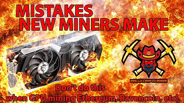 MISTAKES new miners make ! Malayalam (Don