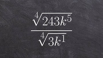 Using the quotient rules of radicals to help divide the 4th root of two radical expression