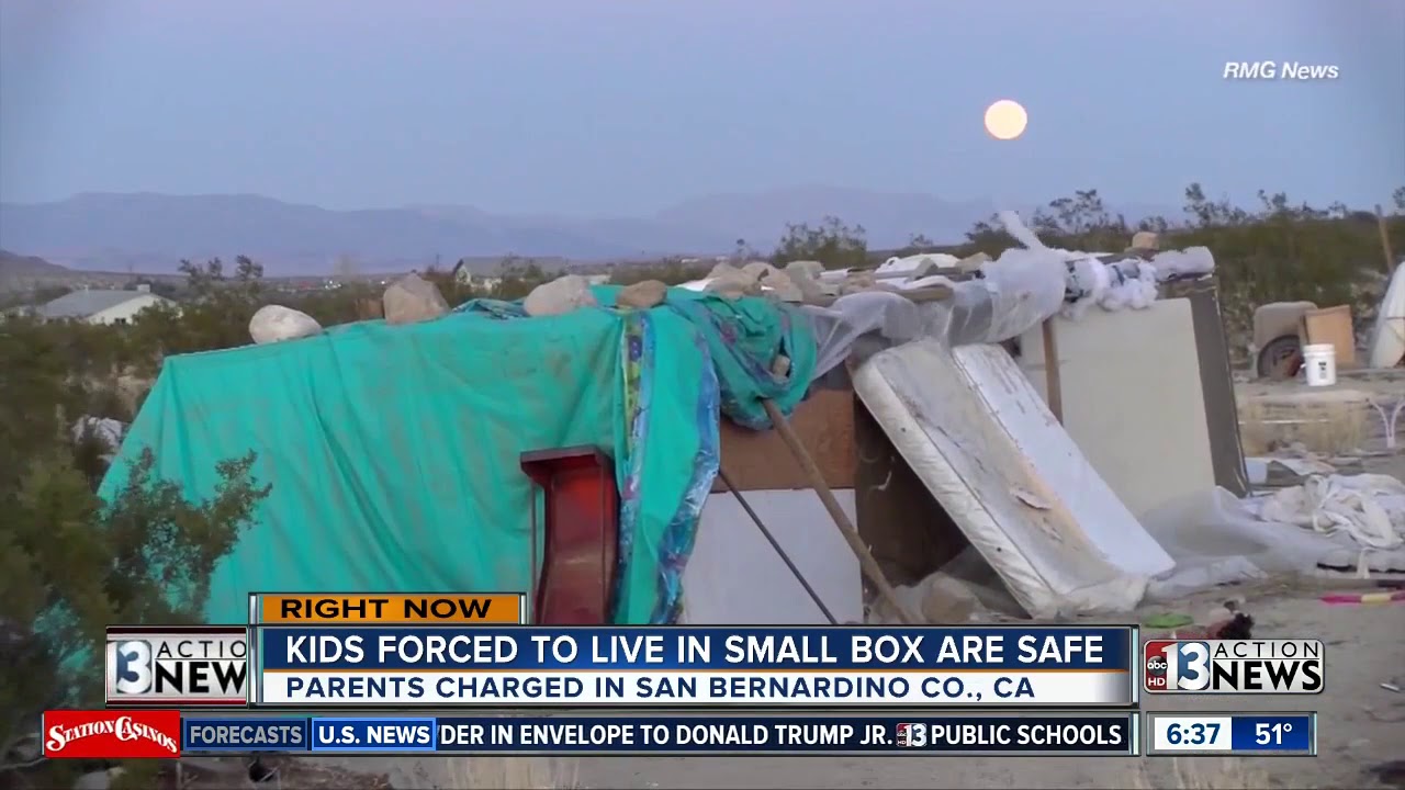 California parents arrested after children found living in a box for ...