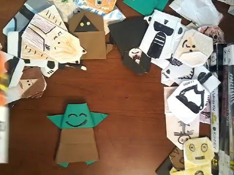 Comment plier Origami Yoda dans 8 plis faciles!