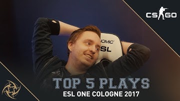 NiP - Top 5 Plays of ESL One Cologne 2017