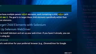 How to Target a Child Element within a Parent Element Using Selenium in Python