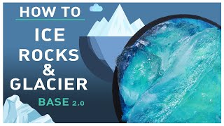 How to make the most STUNNING GLACIER and ICE ROCKS for miniature bases AND terrain – STEP BY STEP