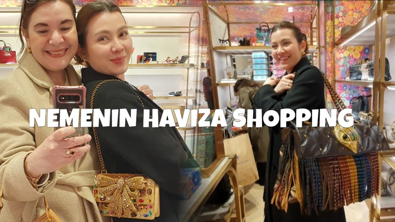 NEMENIN ADEKKU HAVIZA DEVI SHOPPING DI BICESTER VILLAGE INGGRIS 