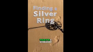 Finding a Silver ring #beach  #silver  #fun