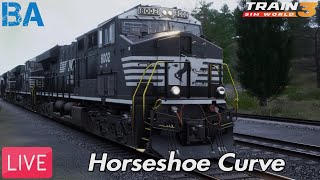 Train Sim World 3 LIVE - Horseshoe Curve (03/01/23)