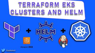 DEPLOY KUBERNETES CLUSTERS AND APPLICATIONS ( Jenkins ) IN ONE COMMAND USING TERRAFORM + HELM + EKS
