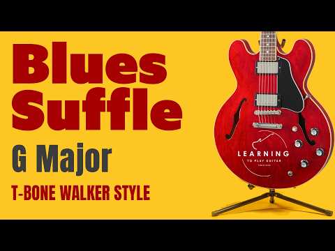 Chicago Blues Shuffle in G (122 BPM) | Swinging Blues Backing Track – T-Bone Style