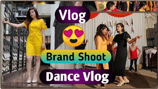Dance With Me Shooting For a Clothing Brand Vlog | Ganesh Chaturthi Day 4  MakeupLoverSejal ️