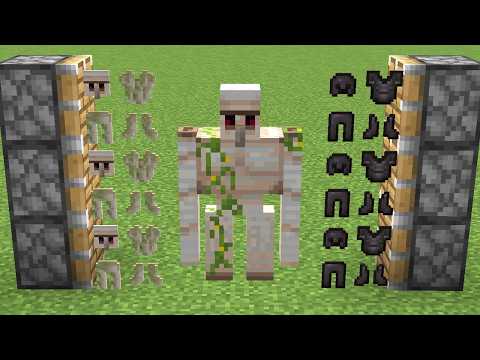 iron golem armor + iron golem + netherite armor = ???
