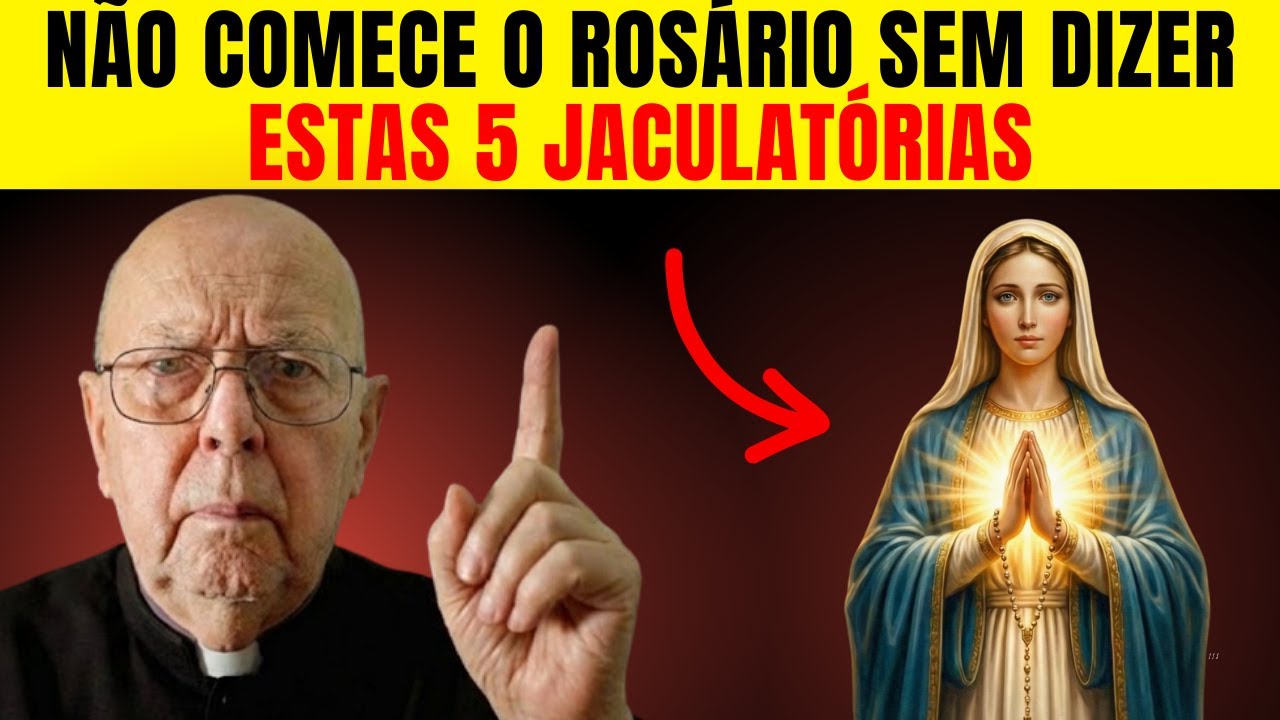 PADRE EXORCISTA REVELA: As 5 JACULATÓRIAS para Blindar seu Rosário