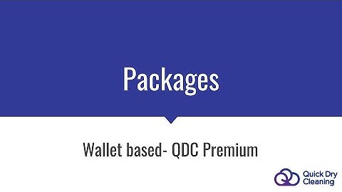 Packages: Wallet based packages - QDC premium