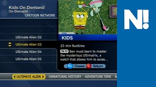 Time Warner Cable Kids On Demand Menu June 7 2010