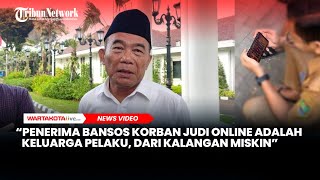 Menko PMK Tegaskan Penerima Bansos Korban Judi Online adalah Keluarga Pelaku, Dari Kalangan Miskin