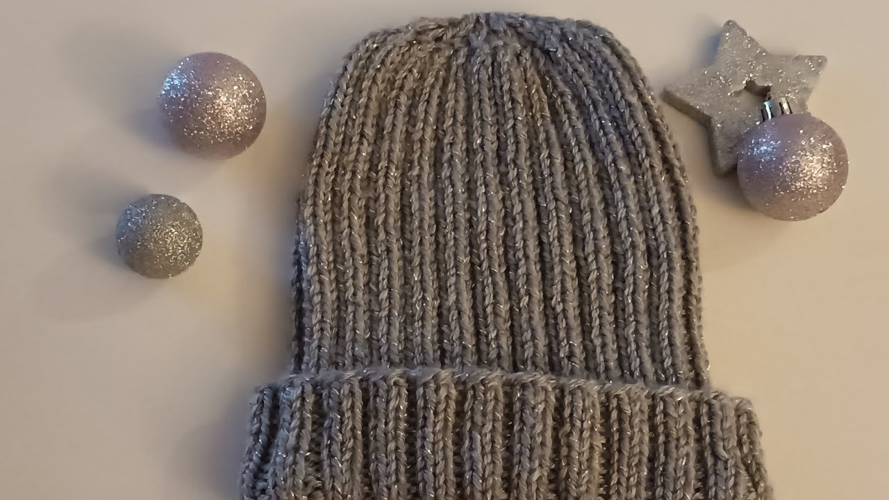 Super einfache warme Mütze stricken. Ideal für Anfänger! 🤗