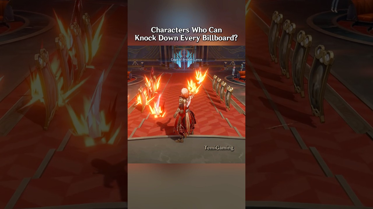 HSR Characters Who Can Knock Down Billboards #honkaistarrail #starrail #hoyoverse #shorts #fyp