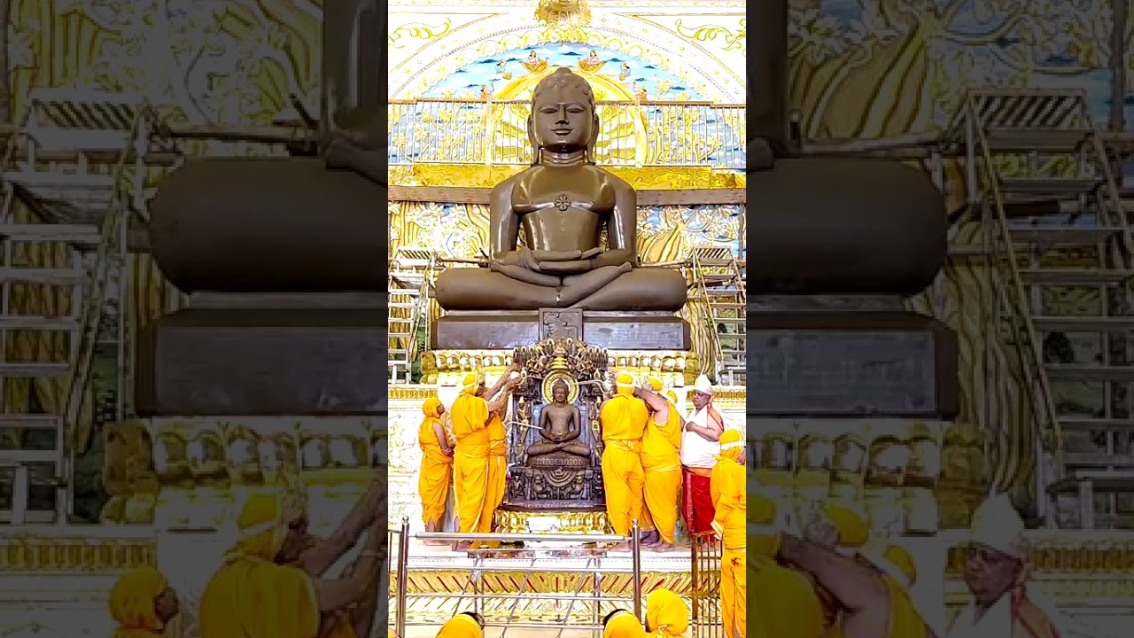 21-2-2026 श्री दिगंबर जैन तीर्थ क्षेत्र गोलाकोट से आजकी शांतिधारा और अभिषेक 