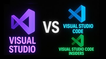ايه الفرق مبين visual studio الازرق و البنفسجي ؟