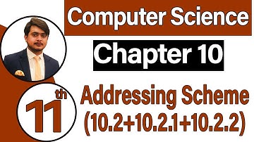 11th Class Computer Science Chapter 10 -  Addressing Scheme - ICS Computer Part 1 Chapter 10