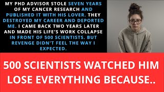 Professor Stole My PhD Research And Published It, So I Destroyed His 30-Year Career At A Conference.