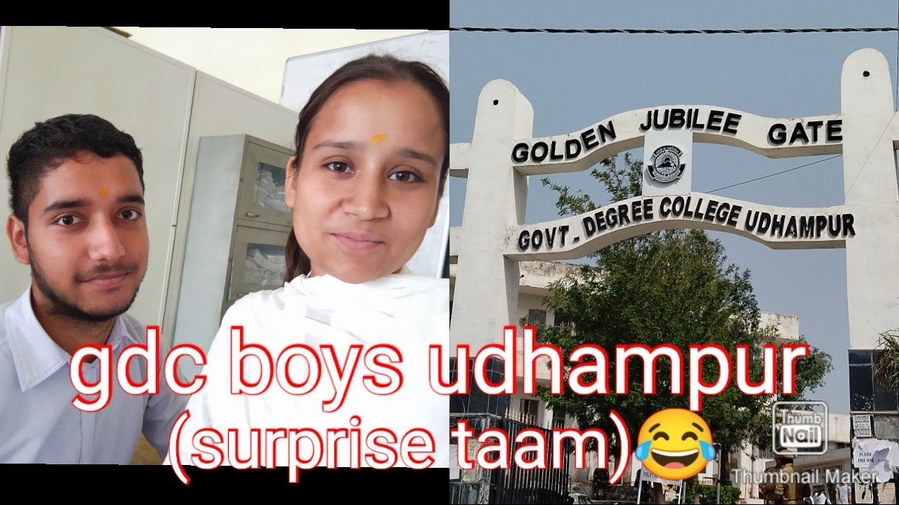 gdc(boys) udhampur mn huii surprise taam 😂😂