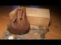 Leather working - Medieval leather coin pouch