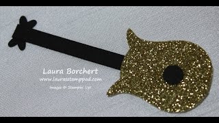 How to Create a Pear, Guitar, Cat, & Tulip with Stampin' Up!'s Owl Builder Punch - Laura's Stamp Pad