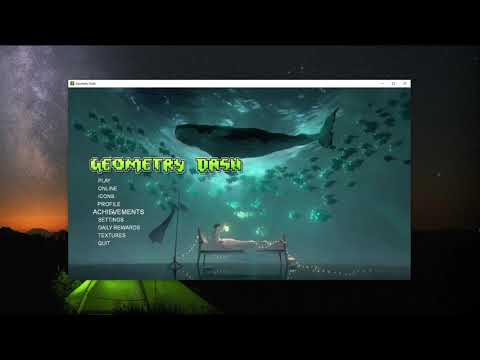 Geometry Dash but it has good title screen