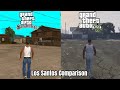 GTA 5 vs GTA San Andreas l Los Santos 🤯 ( Map Comparison ) #TechgrowAK