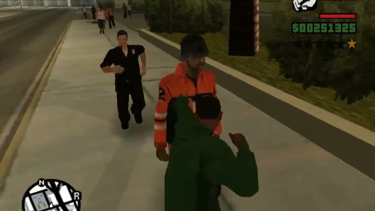 GTA San Andreas Killing 40 People with Fists