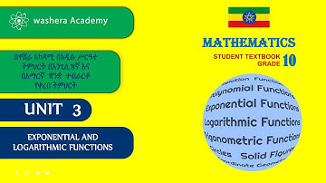 MATHEMATICS   GRADE   10  UNIT   3   LESSON    22  REVIEW  EXERCISE   PART  ONE