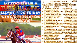 MMTCI LIVE KARERA TIPS | FRIDAY | MAY 01, 2026 | WTA CARRY OVER | RACING @METROTURF