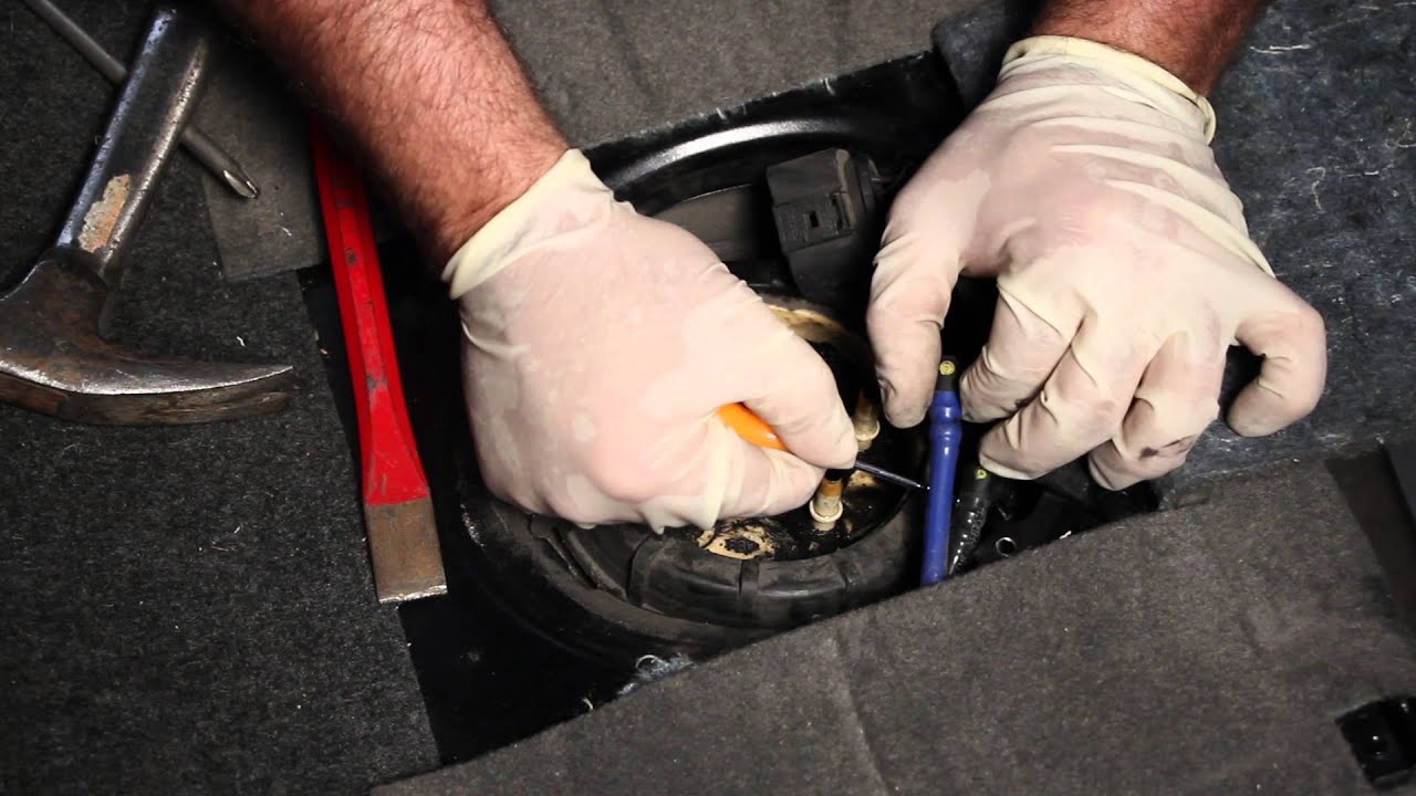 How to install a VW MK4 TDI Lift Pump and fuel level sender YouTube
