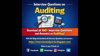 Audit Interview Questions
