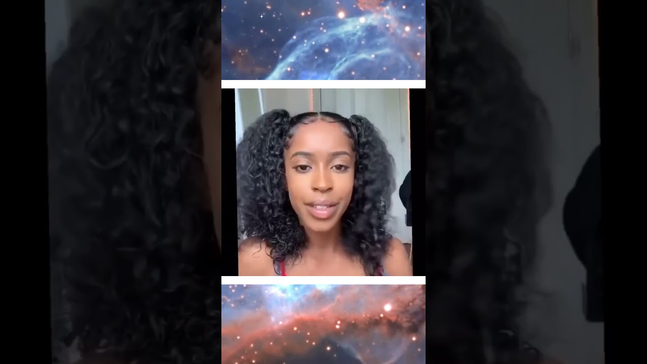 "Black Hairstyles" 2 ponytails with sleek edges 