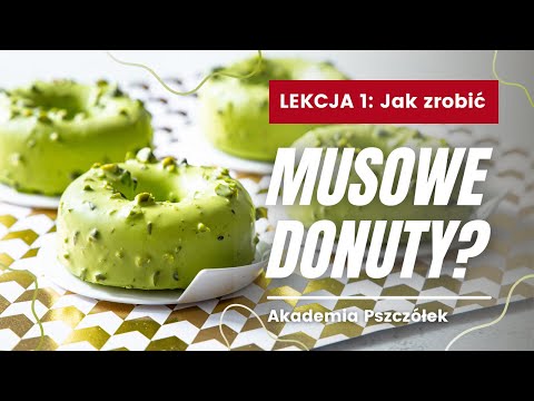 Jak zrobić musowe DONUTY? 😍 Pistacjowe monoporcje krok po kroku, zobacz jakie to proste!