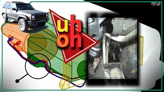 projectXJ: 97-01 Jeep XJ AW4 transmission cooler lines full OE repair, the right (wrong?) way