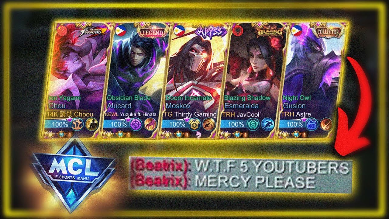 5 PHILIPPINES SUPREME PLAYERS + MCL FINAL = AUTO CHAMPION???