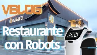 VBLOG ¡VISITO RESTAURANTE CON ROBOTS!🤖🍜SAKURA PAMPLONA BUFFET DE SUSHI🍣ESPECIAL 300 SUSCRIPTORES!