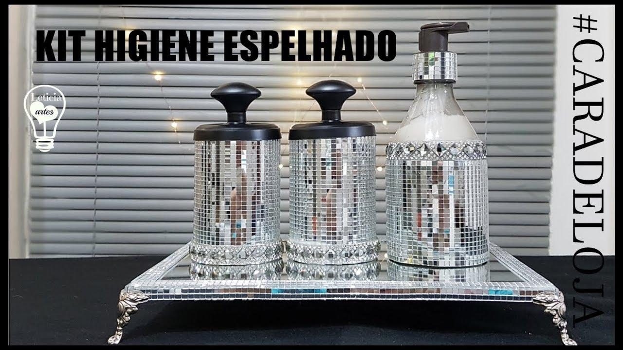 FAÇA VOCÊ MESMO KIT HIGIENE  ESPELHADO #LETICIAARTES